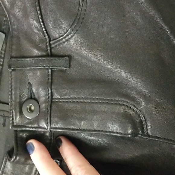 Club Monaco Vegan Leather Pants - Picture 8 of 9